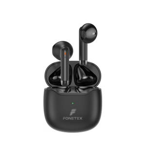 Premium Wireless Headphones with Charging Case - Black FT-BTH02