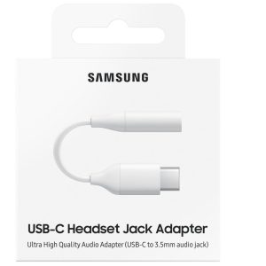 Samsung USB-C Headset Jack Adapter - White (EU Blister) - EE-UC10JUWEGUS