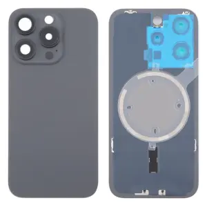 iPhone 16 Pro Max - Replacement Battery Cover (with Frame) - Black