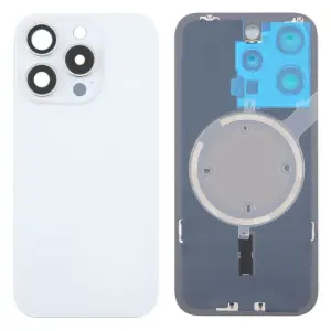 iPhone 16 Pro Max - Replacement Battery Cover (with Frame) - Silver